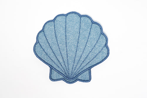 Coastal Appliqué Coasters | Shell & Sand Dollar Fabric Handmade Coasters