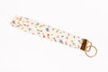 Dainty Wildflower Fabric Wristlet Keychain