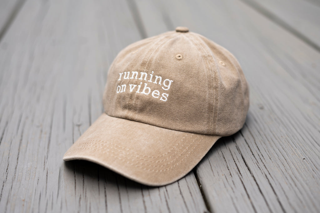 Running on Vibes Embroidered Hat